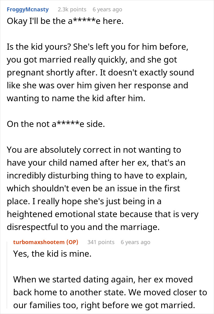 Social media discussion about woman wanting unborn son named after late ex who mistreated her causing drama. Social media discussion about woman wanting unborn son named after late ex who mistreated her causing drama.