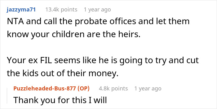 "Protect Your Kids": Ex-FIL Refuses To Let Woman And Grandkids Come For Son's Funeral, She's Shocked