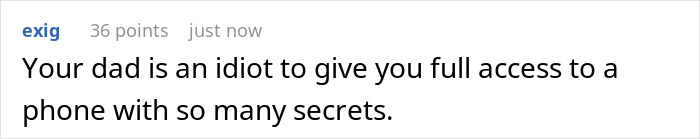 Cheater Dad Entrusts 20YO With His Broken Phone, Family Drama Erupts As It Reveals His Infidelity
