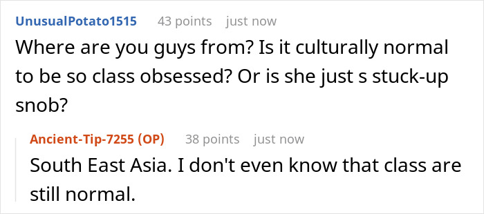 Screenshot of an online discussion about a man&rsquo;s wife&rsquo;s obsession over his low-class ex causing marriage issues.