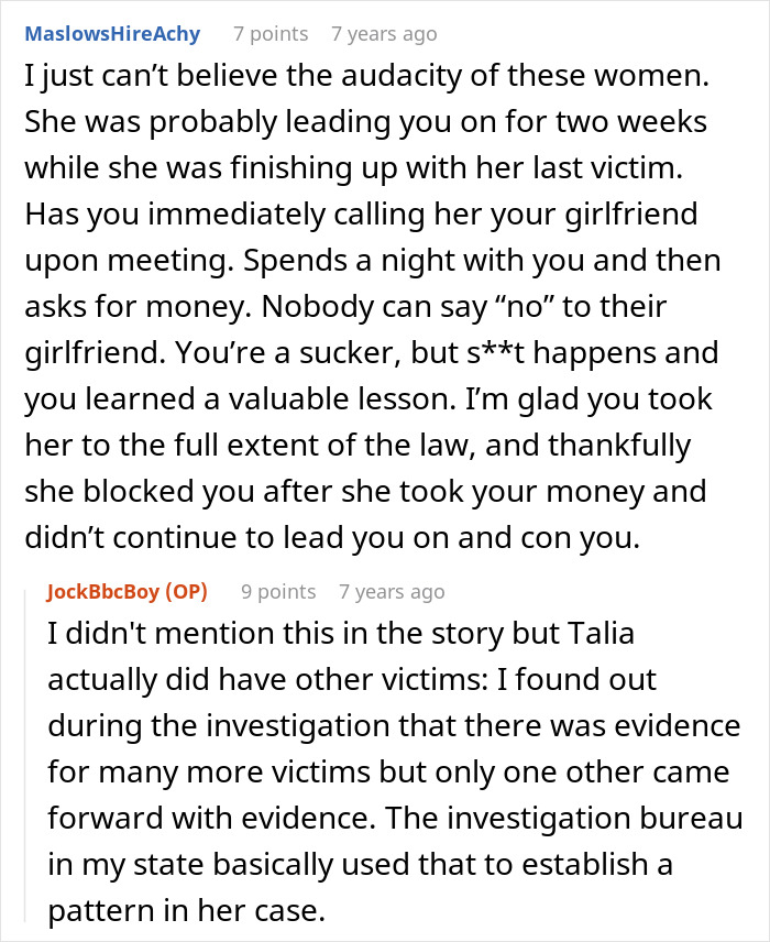 Woman involved in Tinder scams for jailed fianc&eacute;, victim traces scam and justice is served online.