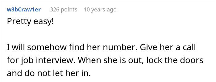 Screenshot of a Reddit comment discussing actions after a man finds his friend&rsquo;s girlfriend living in his house.
