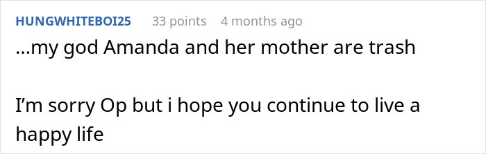 Screenshot of a social media comment discussing a confusing and wild family dynamic sparking drama over DNA tests and child support.
