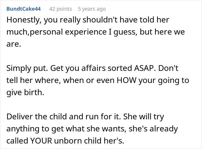 Comment warning about mom&rsquo;s creepy behavior and psychotic tendencies toward her baby causing shock and fear.