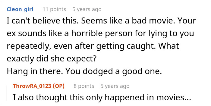 Screenshot of a Reddit conversation discussing a man&rsquo;s marriage and a bedroom twist from hell situation.