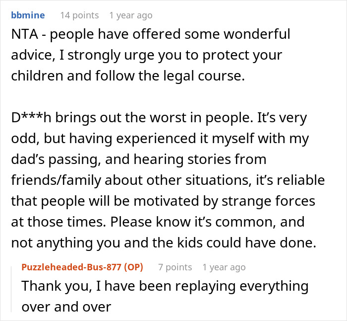"Protect Your Kids": Ex-FIL Refuses To Let Woman And Grandkids Come For Son's Funeral, She's Shocked
