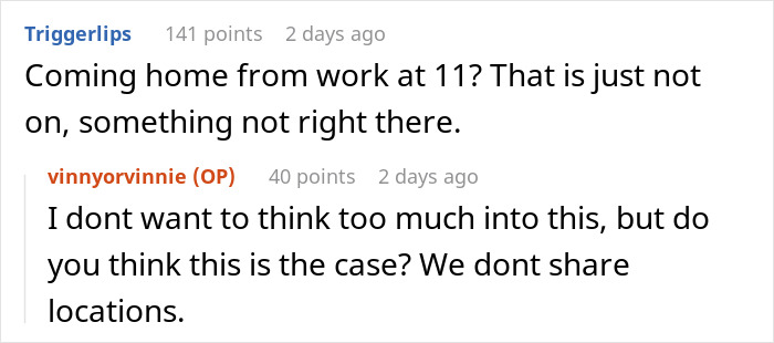 Screenshot of an online conversation about marriage trouble as the wife&rsquo;s career glow-up creates tension in the relationship.