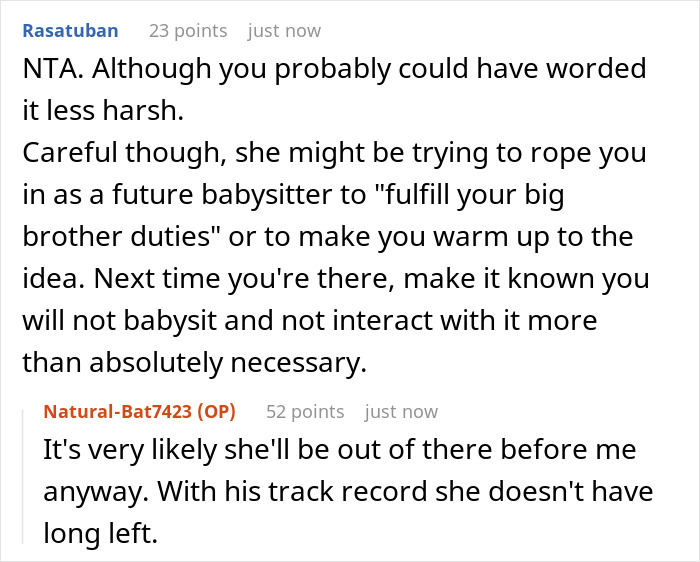 Pregnant GF Wants BF's 17YO To Act Like A Big Bro To Her Baby, Bursts Into Tears As He Says No Way