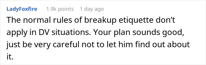 Woman Fakes Work Trip To Escape Volatile Boyfriend, Asks If That Makes Her A Coward