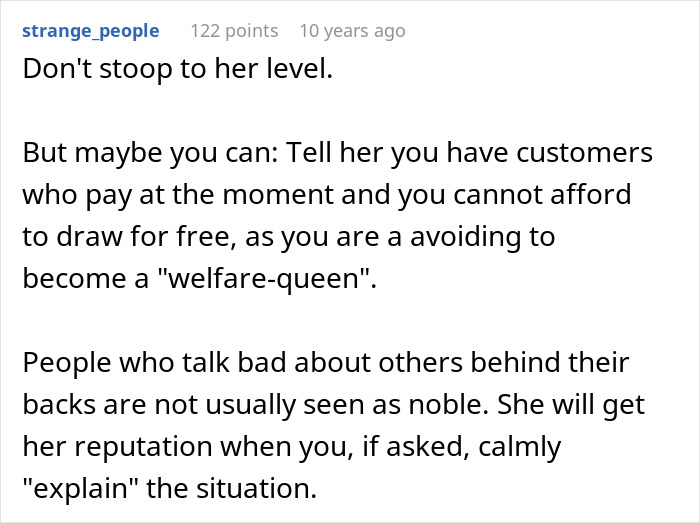 MIL Demands Free Painting From Woman She Constantly Made Fun Of: "It's Not A Serious Job" MIL Demands Free Painting From Woman She Constantly Made Fun Of: "It's Not A Serious Job"
