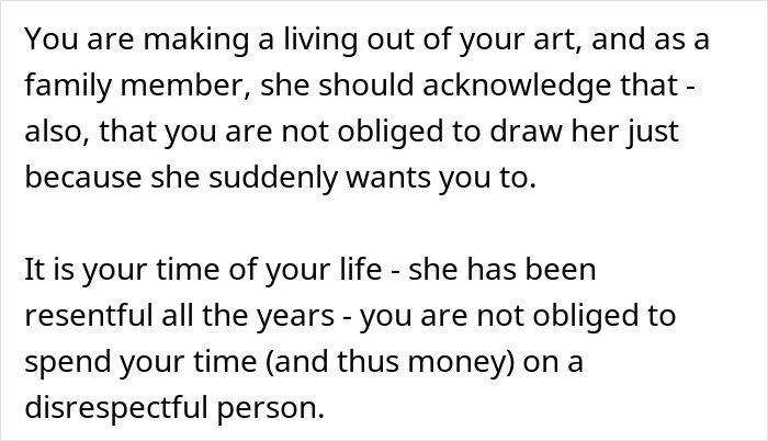 MIL Demands Free Painting From Woman She Constantly Made Fun Of: "It's Not A Serious Job" MIL Demands Free Painting From Woman She Constantly Made Fun Of: "It's Not A Serious Job"