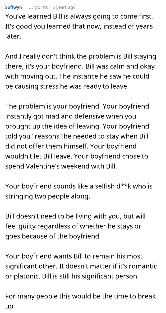 Woman Upset Fiance&rsquo;s Friend Won&rsquo;t Move Out After Finding A Job, Learns The Truth About Their Relationship