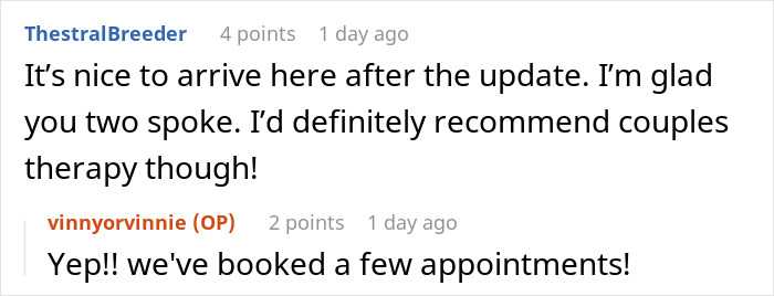 Online forum screenshot showing a discussion about wife&rsquo;s career glow-up causing marriage trouble and relationship struggles.