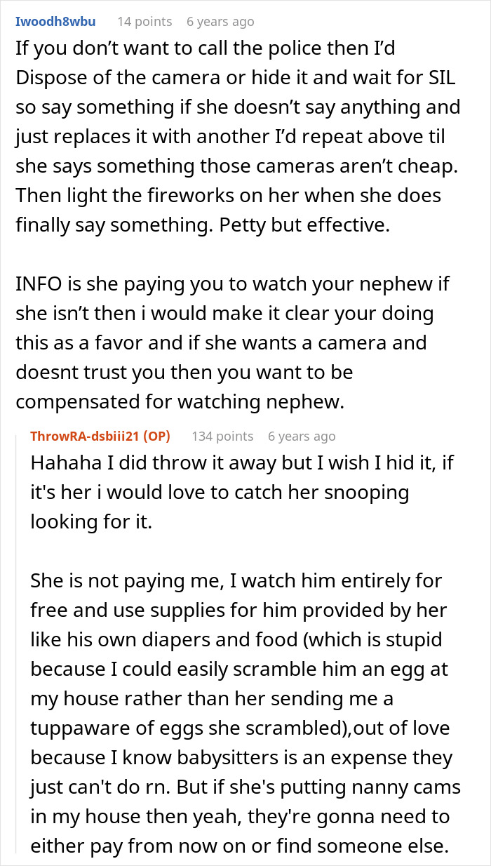 Woman Finds A Hidden Camera In Her Own Home, Suspects SIL Doesn't Trust Her