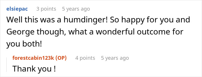 Screenshot of a Reddit conversation with users discussing a surprising outcome involving cheating and scamming.