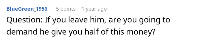 Guy Starts Acting Like An Entitled Rich Jerk After Winning Some Money, Tells Wife She Needs Plastic Surgery