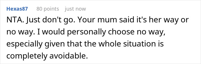 Comment on social platform, discussing dilemma after mother controls woman's sleeping arrangement with wife-to-be.