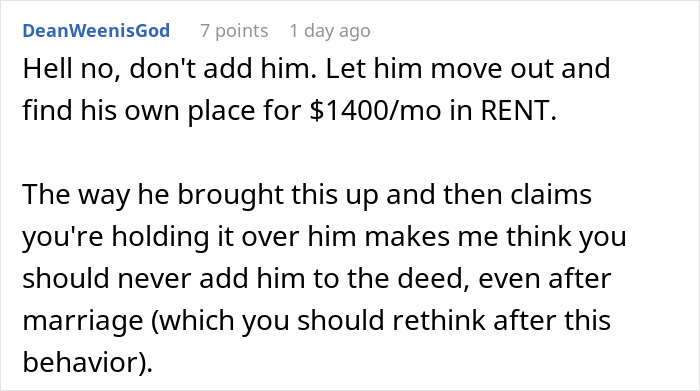 Woman Invests Life Savings Into Buying A House, BF Pays Rent But Expects Ownership Woman Invests Life Savings Into Buying A House, BF Pays Rent But Expects Ownership