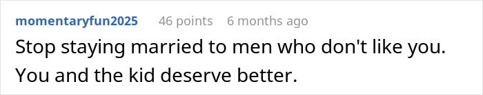 Comment criticizing stay-at-home marriage advice, highlighting themes of creepy and borderline predatory behavior. Comment criticizing stay-at-home marriage advice, highlighting themes of creepy and borderline predatory behavior.