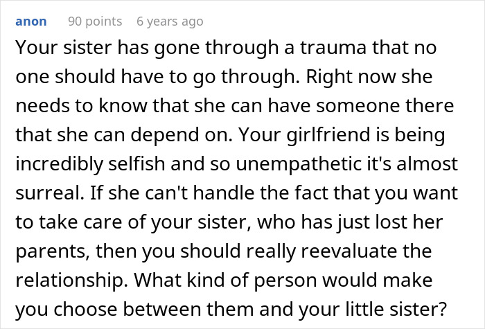 Woman Demands Boyfriend Choose Between Her And His Abandoned Sister: "Isn't Ready To Become A Mother" Woman Demands Boyfriend Choose Between Her And His Abandoned Sister: "Isn't Ready To Become A Mother"