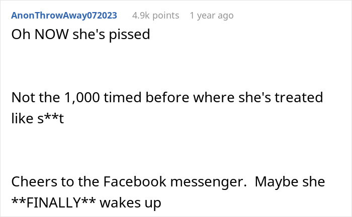 Reddit user comments about a married man sharing a hotel room with a random woman, with 4.9k points.