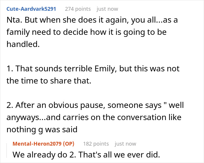 GF Uses BF&rsquo;s Fam As Her Free Therapist, They&rsquo;re Fed Up As She Turns Every Dinner Into A Trauma Recap