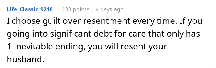 Woman Threatens Divorce If Husband Financially Contributes To His Mother's Care: "Told Him That Is Nuts"