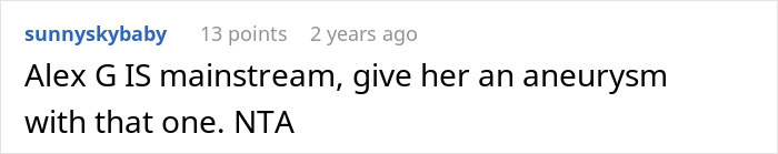 Screenshot of a Reddit comment about a woman using Shazam to identify a song, causing a cousin's tantrum and claims. Screenshot of a Reddit comment about a woman using Shazam to identify a song, causing a cousin's tantrum and claims.