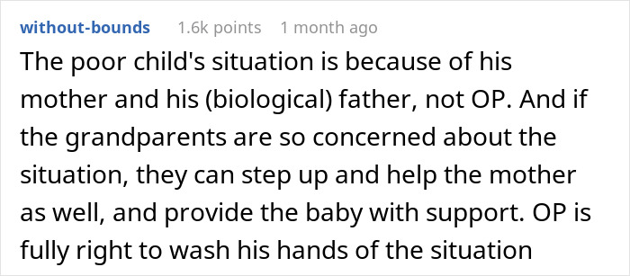 A Reddit comment stating OP is right to wash his hands of the situation involving his GF and his bro. From dad to uncle? A Reddit comment stating OP is right to wash his hands of the situation involving his GF and his bro. From dad to uncle?