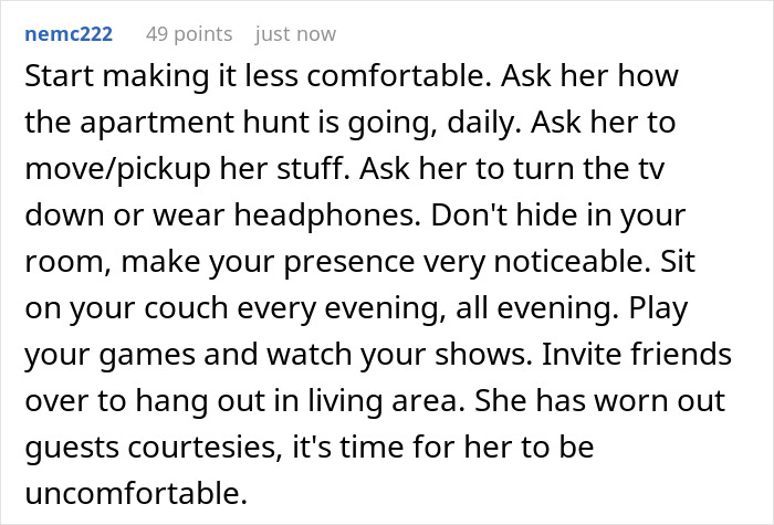 Woman Crashes At Friend&rsquo;s Home After Breakup, Blasts Reality TV And Stresses Out The Cats