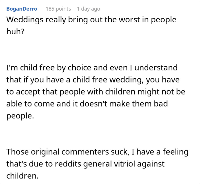 Mom RSVPs ‘No’ To Childfree Wedding An 12-Hour Flight Away, Bride Takes It Personally Mom RSVPs ‘No’ To Childfree Wedding An 12-Hour Flight Away, Bride Takes It Personally
