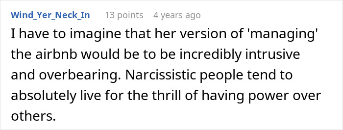 Entitled Sister Doesn’t Get A Free Airbnb Stay During Peak Season, Then Demands $300 To “House Sit” Entitled Sister Doesn’t Get A Free Airbnb Stay During Peak Season, Then Demands $300 To “House Sit”