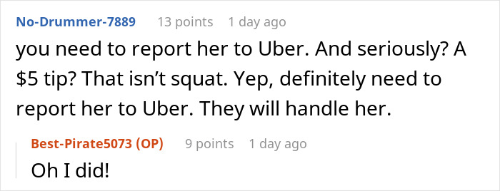 Lady Thinks $5 Tip To Uber Driver Gets Her 50% Off His Massage Services, Gets Mad When He Refuses