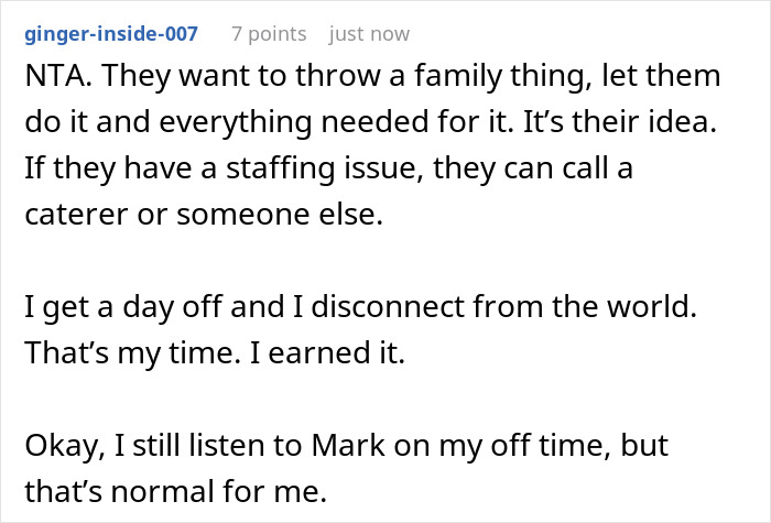 Lady Skips "Relaxed" Fam Event That Secretly Requires Her To Do All The Work, Fam Says She's Selfish