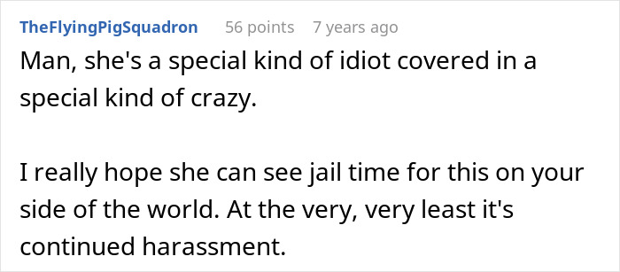 Comment on social media post criticizing homophobic MIL trying to get son&rsquo;s boyfriend arrested despite him being a real police officer.