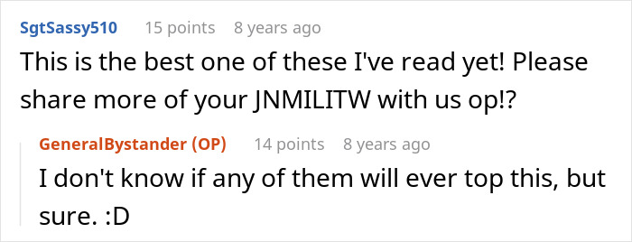 Screenshot of a Reddit comment thread discussing a MIL using her emergency key to drop in unannounced on family.