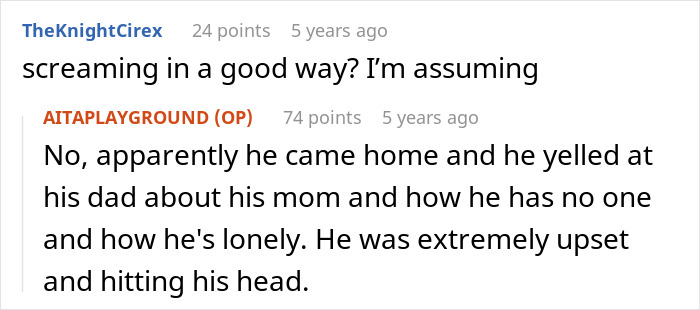 Controlling Mom Enforces Loneliness On Deaf Son Out Of Fear, Gets Called Out By Another Parent