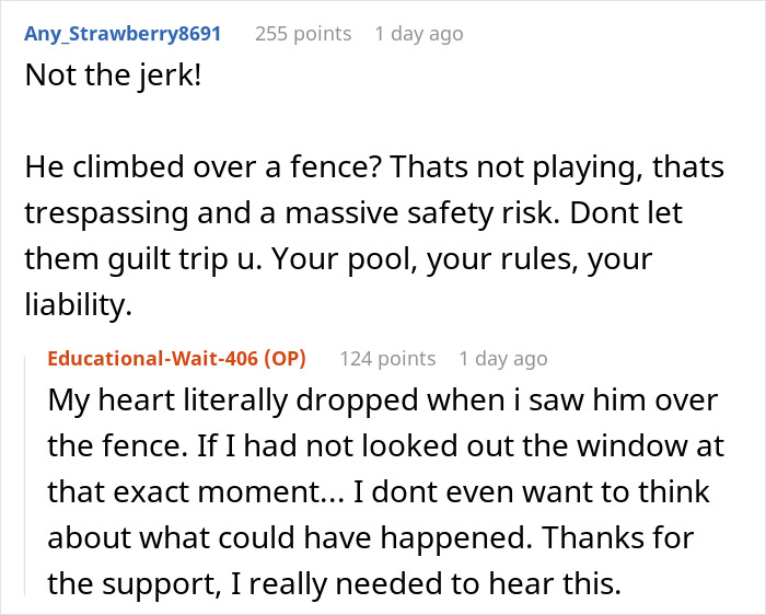 Woman Stops Neighbor’s Child From Using Her Pool Unsupervised, Parents Call Her Cold And Heartless Woman Stops Neighbor’s Child From Using Her Pool Unsupervised, Parents Call Her Cold And Heartless