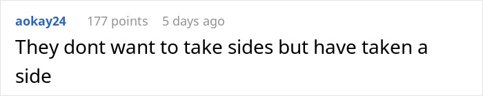 Text post on a social media platform about a woman accused of sleeping with her sister&rsquo;s fianc&eacute; and family tension.