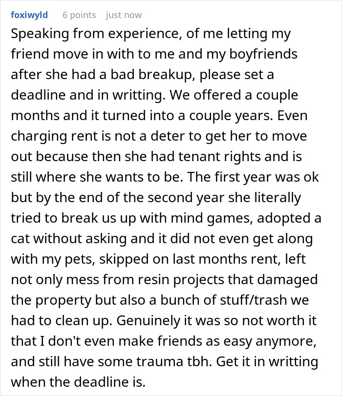 Woman Crashes At Friend&rsquo;s Home After Breakup, Blasts Reality TV And Stresses Out The Cats