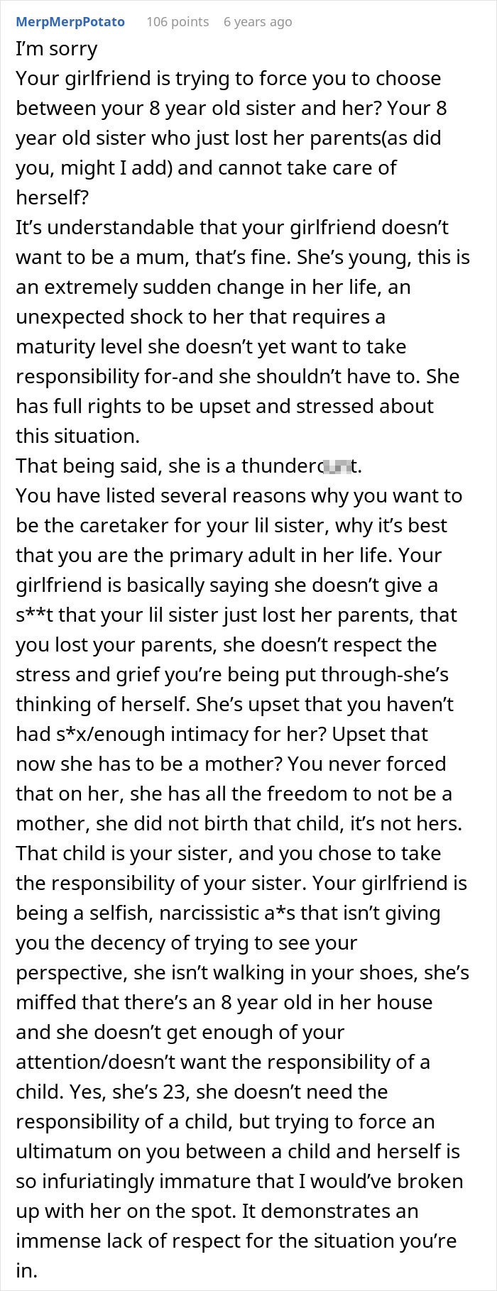 Woman Demands Boyfriend Choose Between Her And His Abandoned Sister: "Isn't Ready To Become A Mother" Woman Demands Boyfriend Choose Between Her And His Abandoned Sister: "Isn't Ready To Become A Mother"