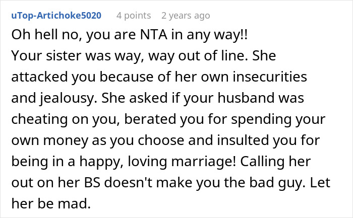 Woman Tells Sister She Shouldn't Rub Her "Picture-Perfect Marriage" In Other People's Faces