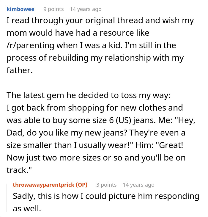 Reddit user shares experience about a dad being awesome to mom but a jerk to their kids in parenting discussion. Reddit user shares experience about a dad being awesome to mom but a jerk to their kids in parenting discussion.