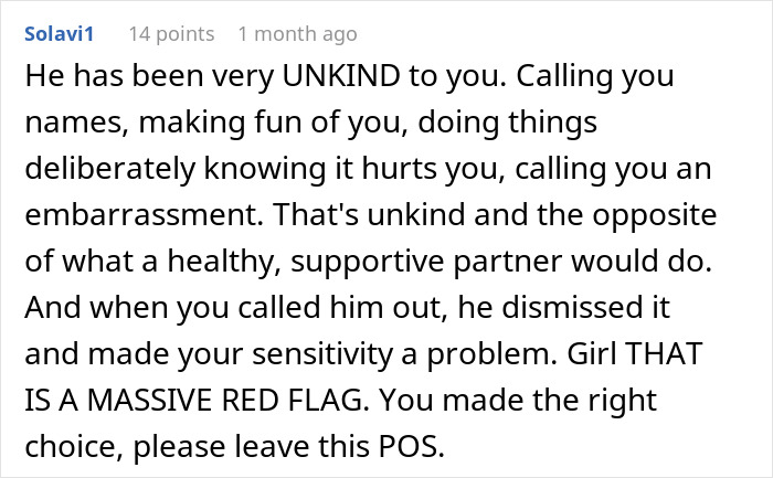 Woman ends relationship over one cent, feeling liberated and empowered by prioritizing self-respect and boundaries.
