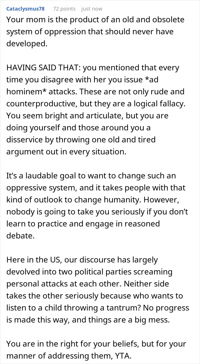 Commentary on wealthy mom's hypocrisy seen in her treatment of house help and teen's public call-out.