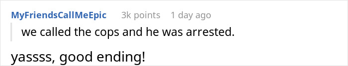 Screenshot of an online comment about a lady using comedy to cope with ex-BF&rsquo;s trauma and his stalking behavior.