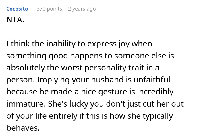 Woman Tells Sister She Shouldn't Rub Her "Picture-Perfect Marriage" In Other People's Faces