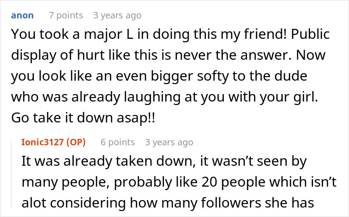 Guy Gets Savage Revenge On Cheating Ex, Thinks He Went Overboard: "A Doormat, A Joke, An Option"