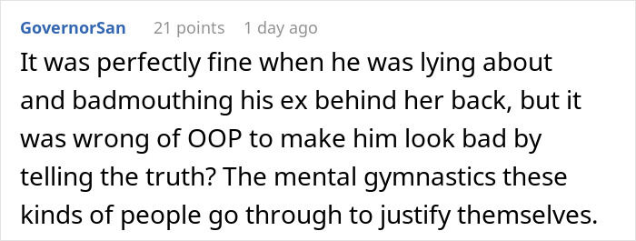 Screenshot of an online discussion about a woman confused by her boyfriend’s ex being difficult and not being the problem. Screenshot of an online discussion about a woman confused by her boyfriend’s ex being difficult and not being the problem.