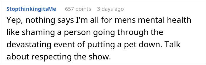 "Life Still Carries On": Mental Health Worker Refuses To Give Day Off To Man Putting Down Sick Pet